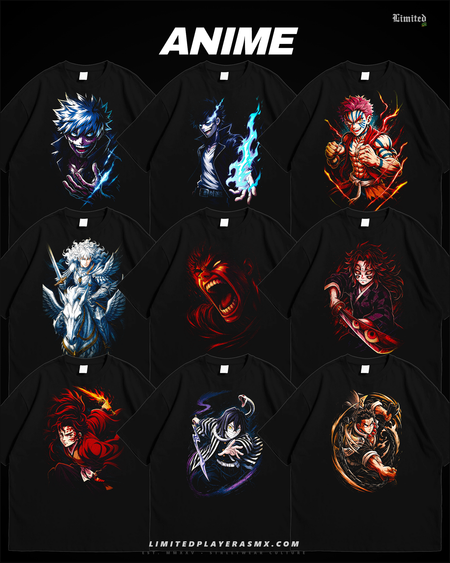 Pack de +120 Diseños de Anime en Semitonos