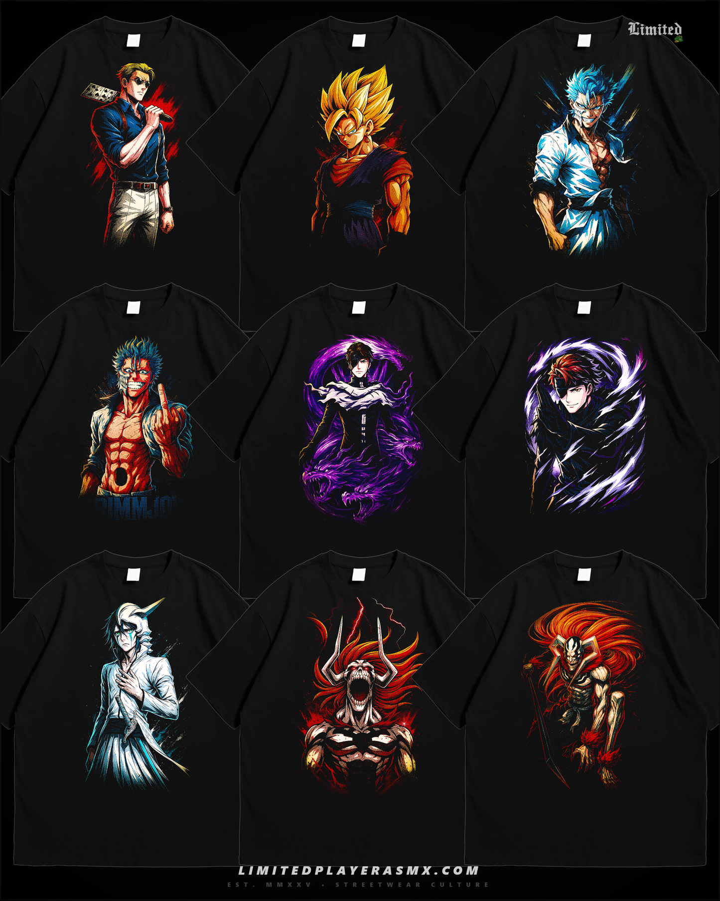 Pack de +120 Diseños de Anime en Semitonos