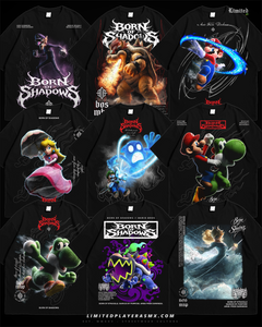 Pack BORN OF SHADOWS Gym +40 Diseños PNG 300 DPI Semitonos