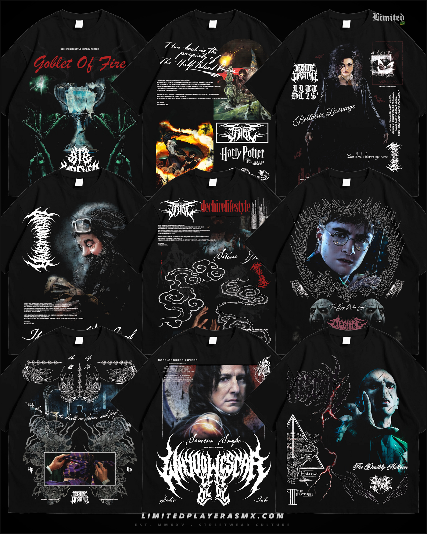 Pack Gym Dark V2 +40 Diseños PNG Streetwear & Gym