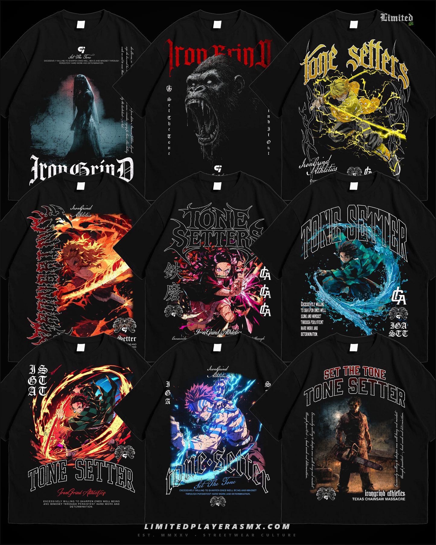 Pack de Diseños IronGrind Athletics