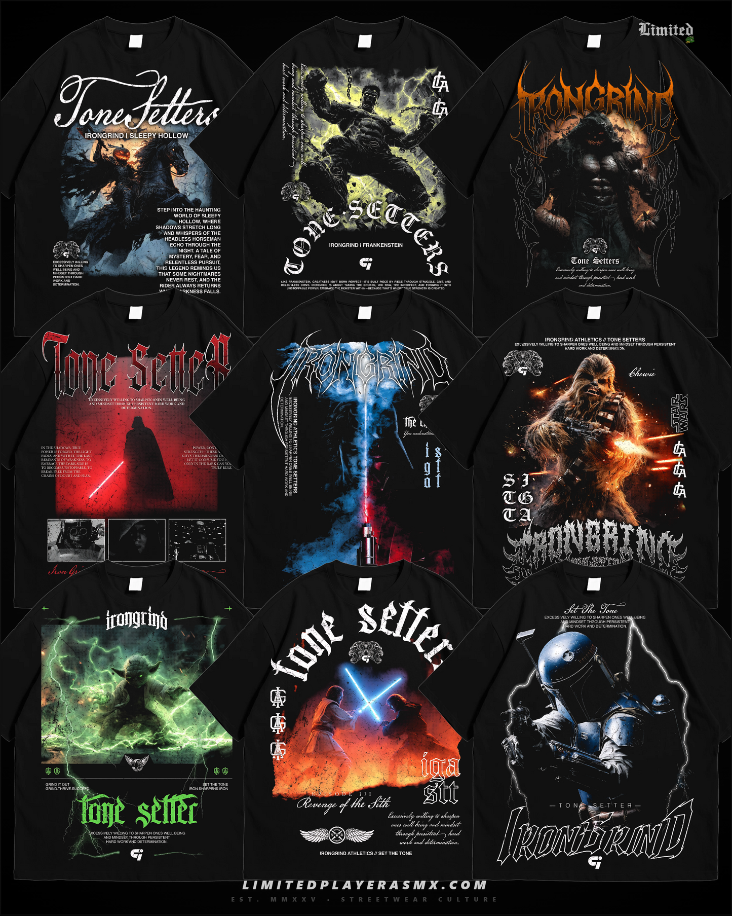 Pack de Diseños IronGrind Athletics