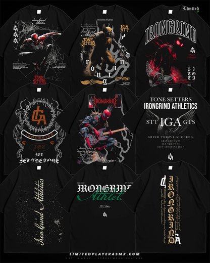 Pack de Diseños IronGrind Athletics