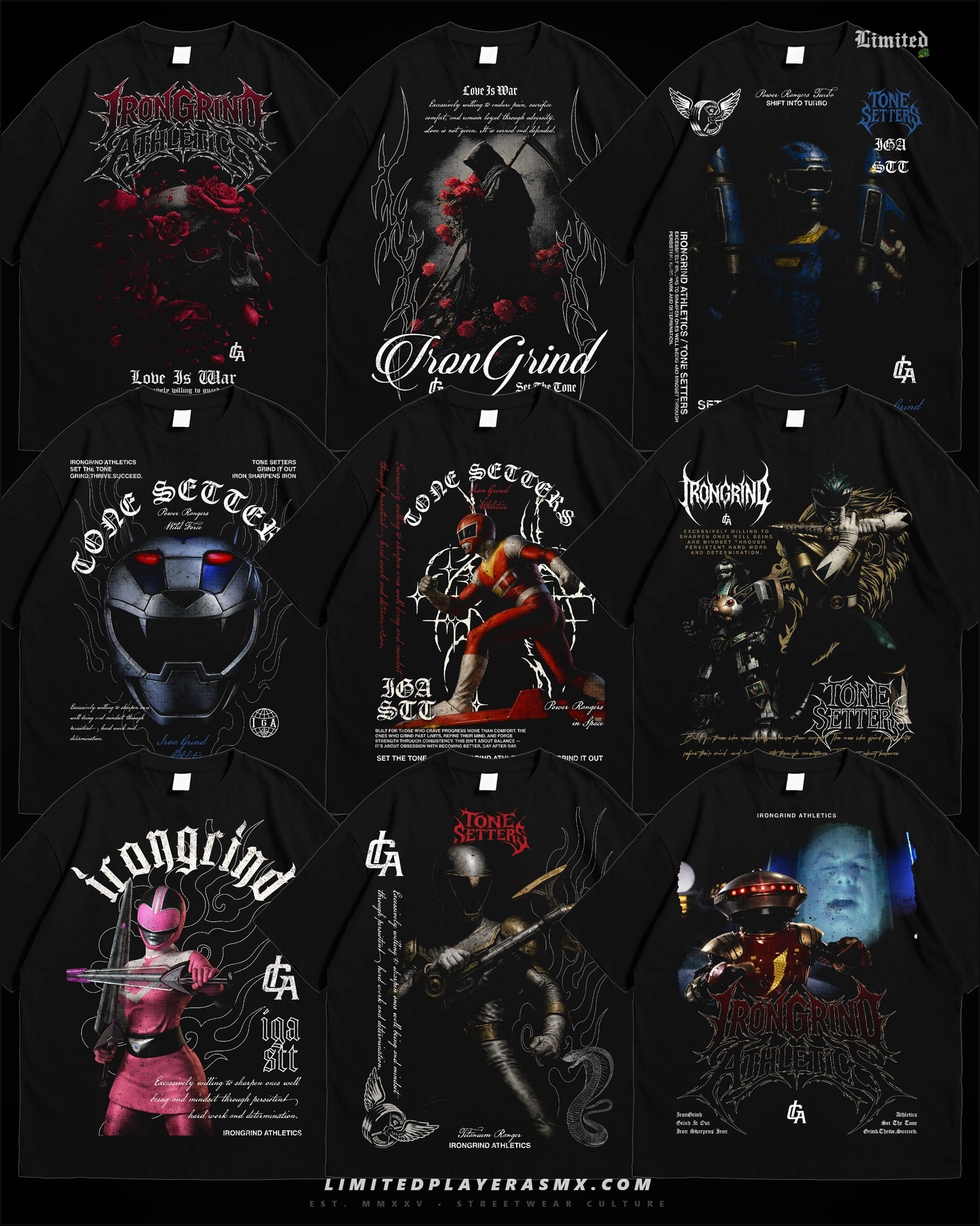 Pack de Diseños IronGrind Athletics