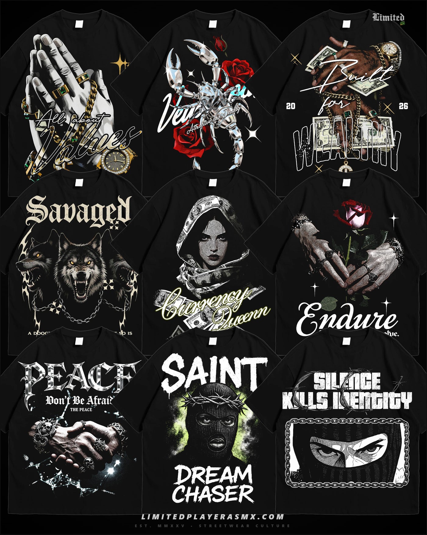 +100 Diseños Streetwear PNG Premium