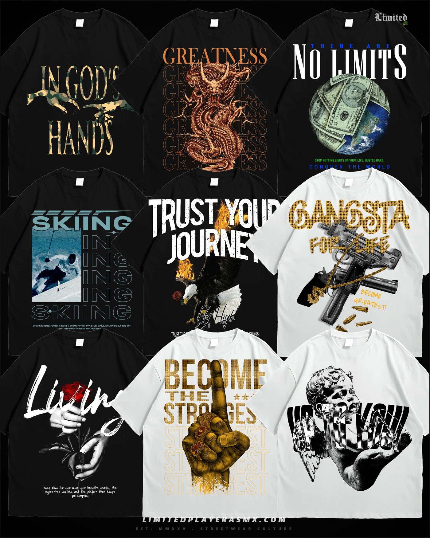 +100 Diseños Streetwear PNG Premium