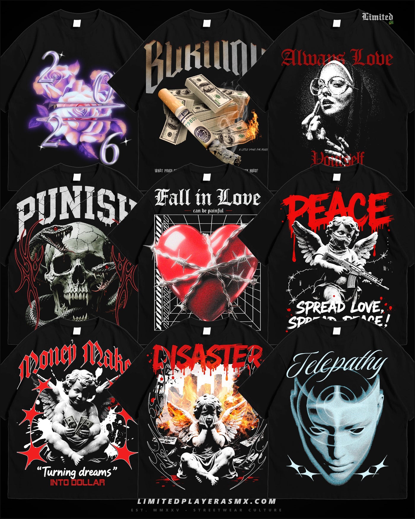 +100 Diseños Streetwear PNG Premium