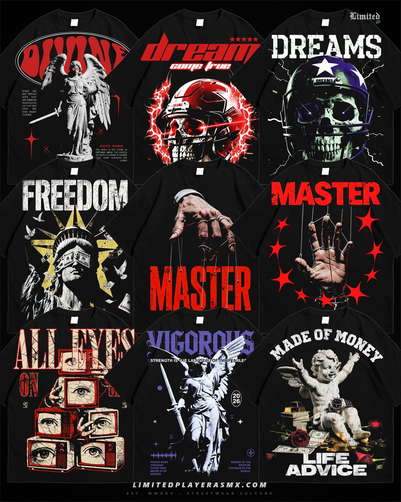 +100 Diseños Streetwear PNG Premium