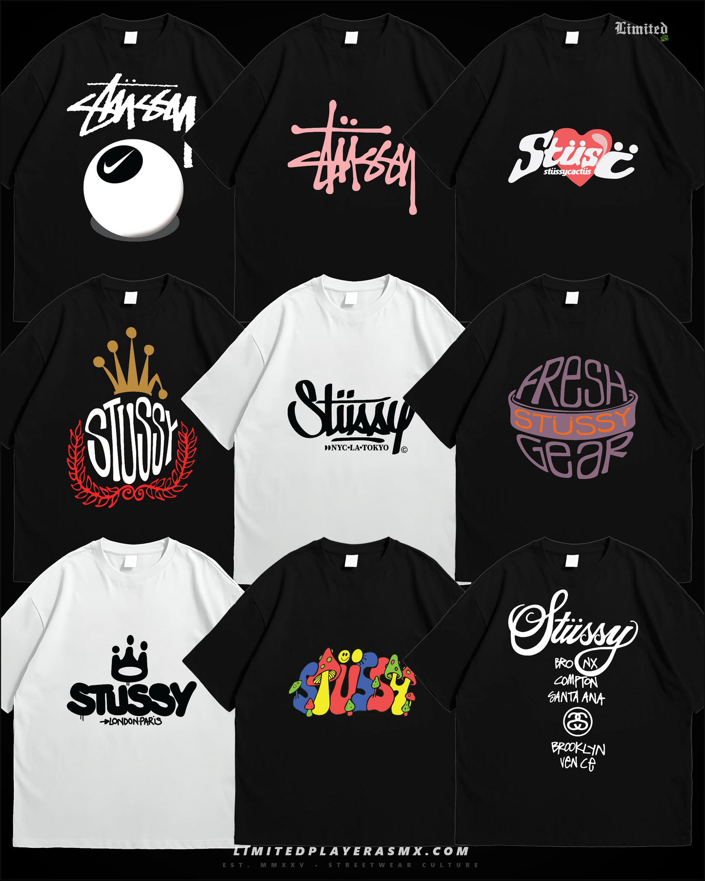Pack de Diseños STUSSY