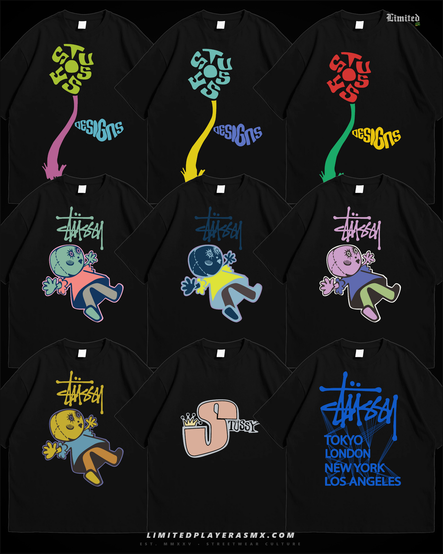 Pack de Diseños STUSSY